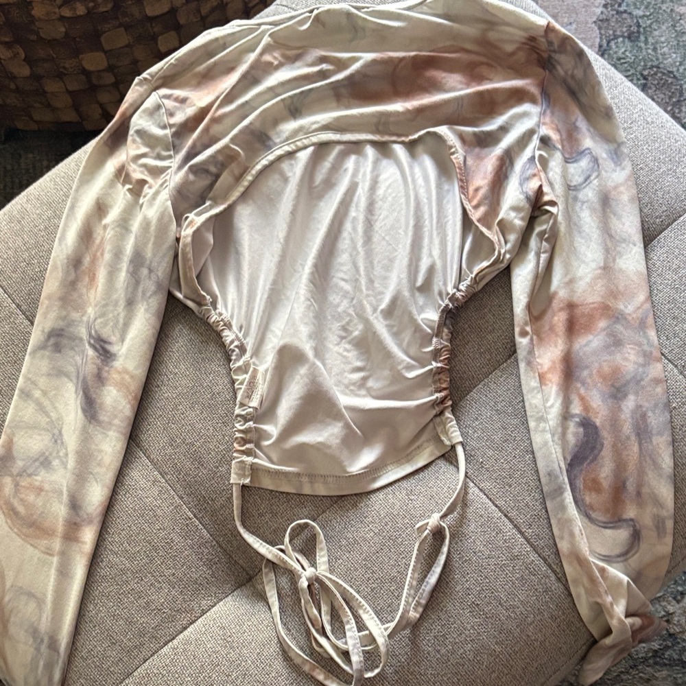 SHEIN Multicolor Tie-Dye Blouse - Picture 2 of 2
